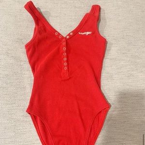 Wrangler Red Bodysuit
